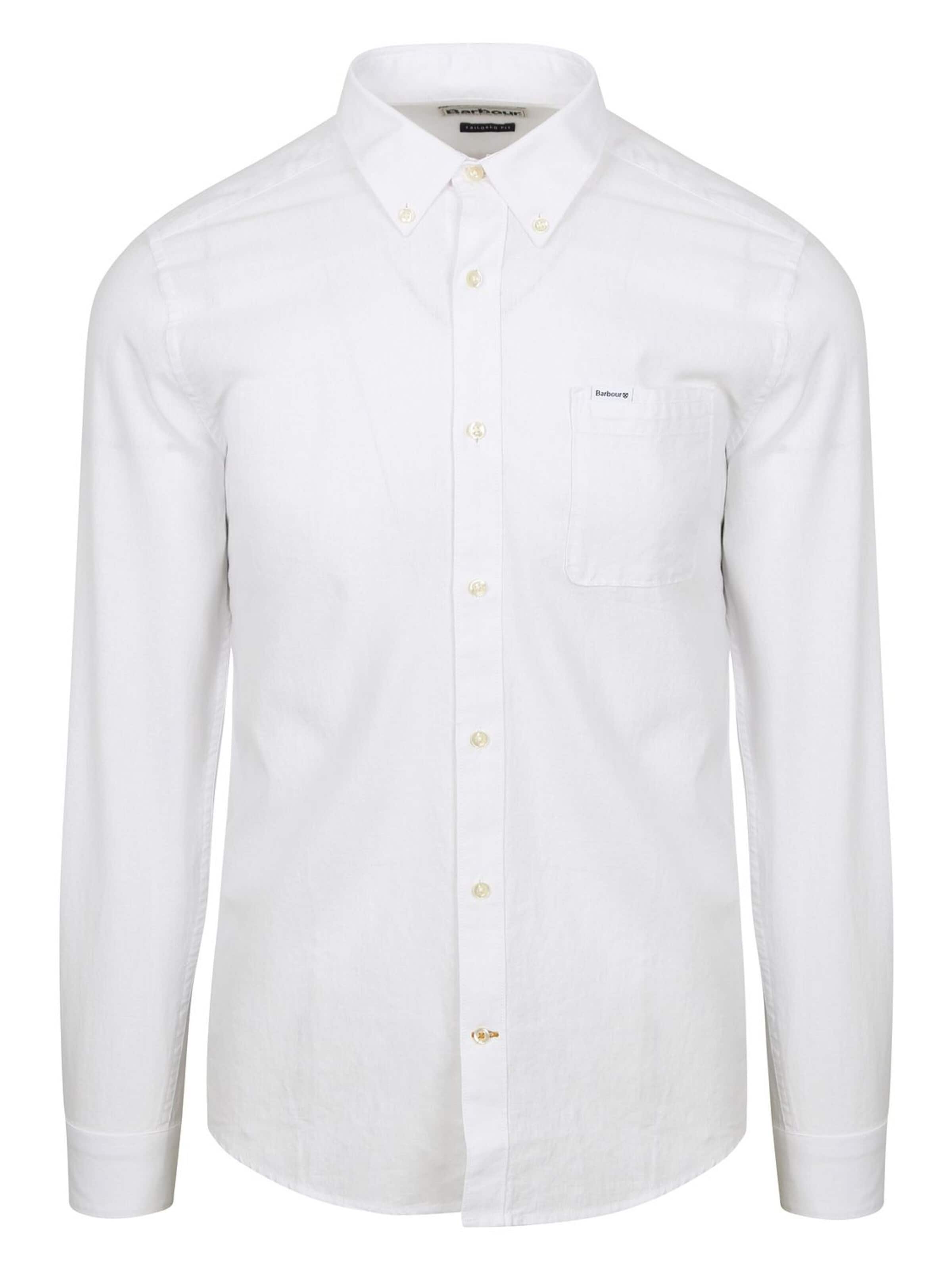 Barbour Regular Fit Hemd‌‌ in Weiß: Vorderseite