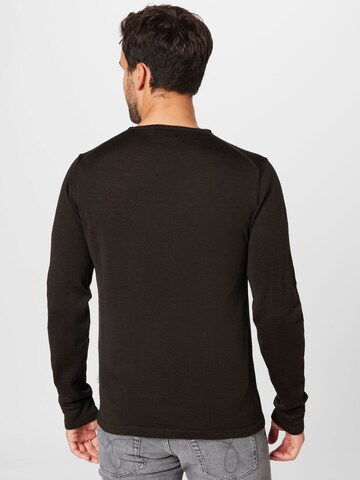 Coupe regular Pull-over Casual Friday en marron