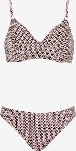 OLYMPIA Bustier Bikini värissä punainen: etupuoli