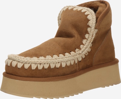 Botine 'Mini Eskimo' MOU pe maro coniac, Vizualizare produs