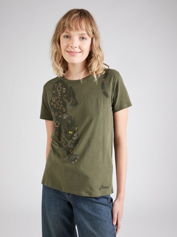 GUESS Shirt in Groen: voorkant