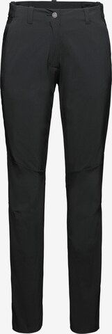 MAMMUT Outdoor Pants 'Runbold' in Black: front