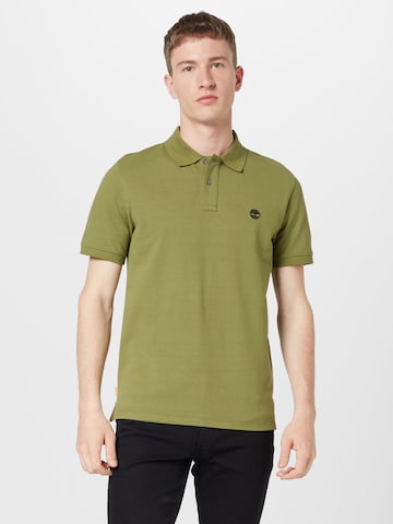 TIMBERLAND Shirt in Groen: voorkant