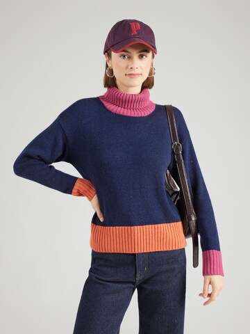 UNITED COLORS OF BENETTON Tröja i blå: framsida