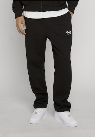Ecko Unlimited - Loosefit Calças em preto: frente