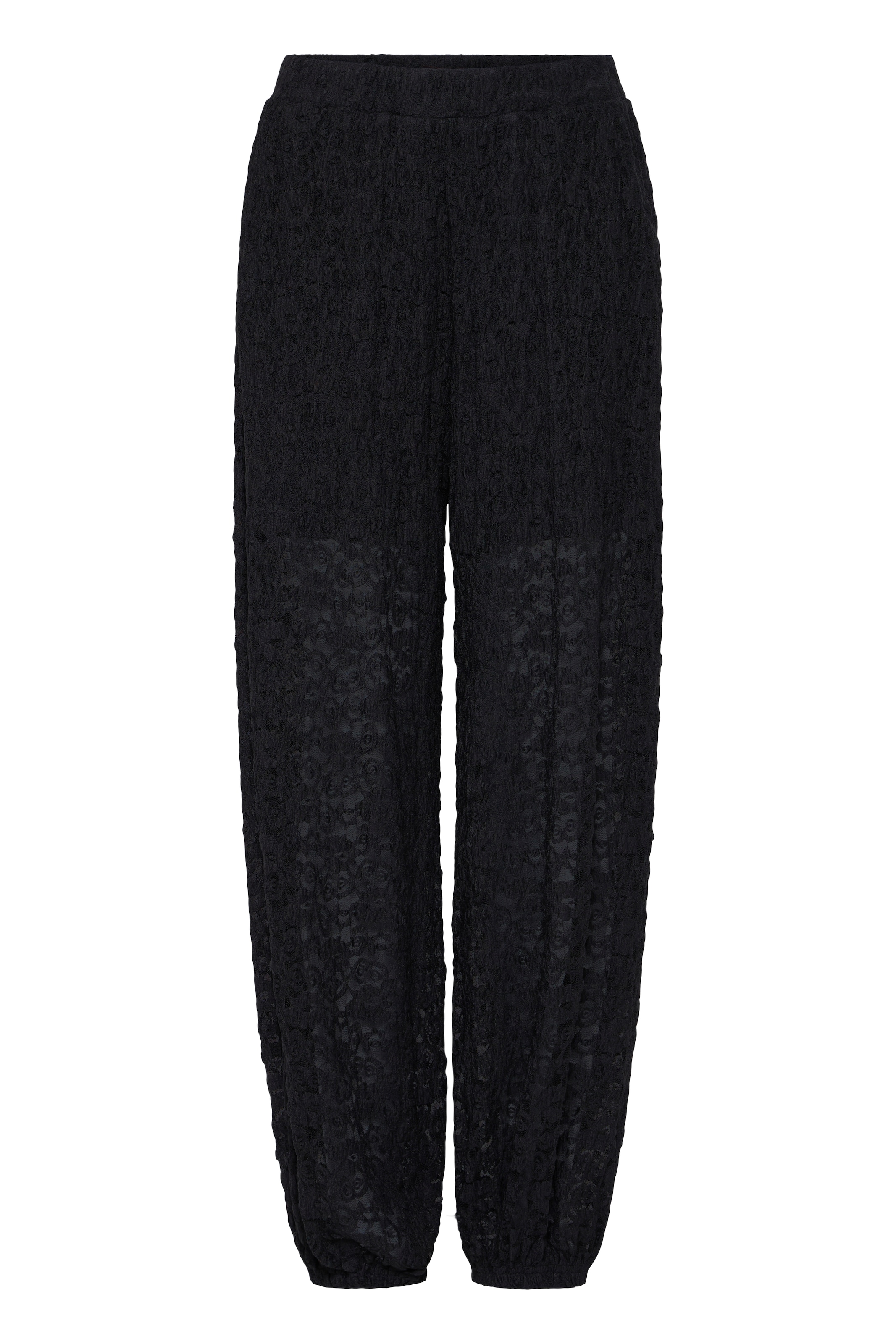 Barrel Pantalon 'IHOFELIE' ICHI en noir : devant