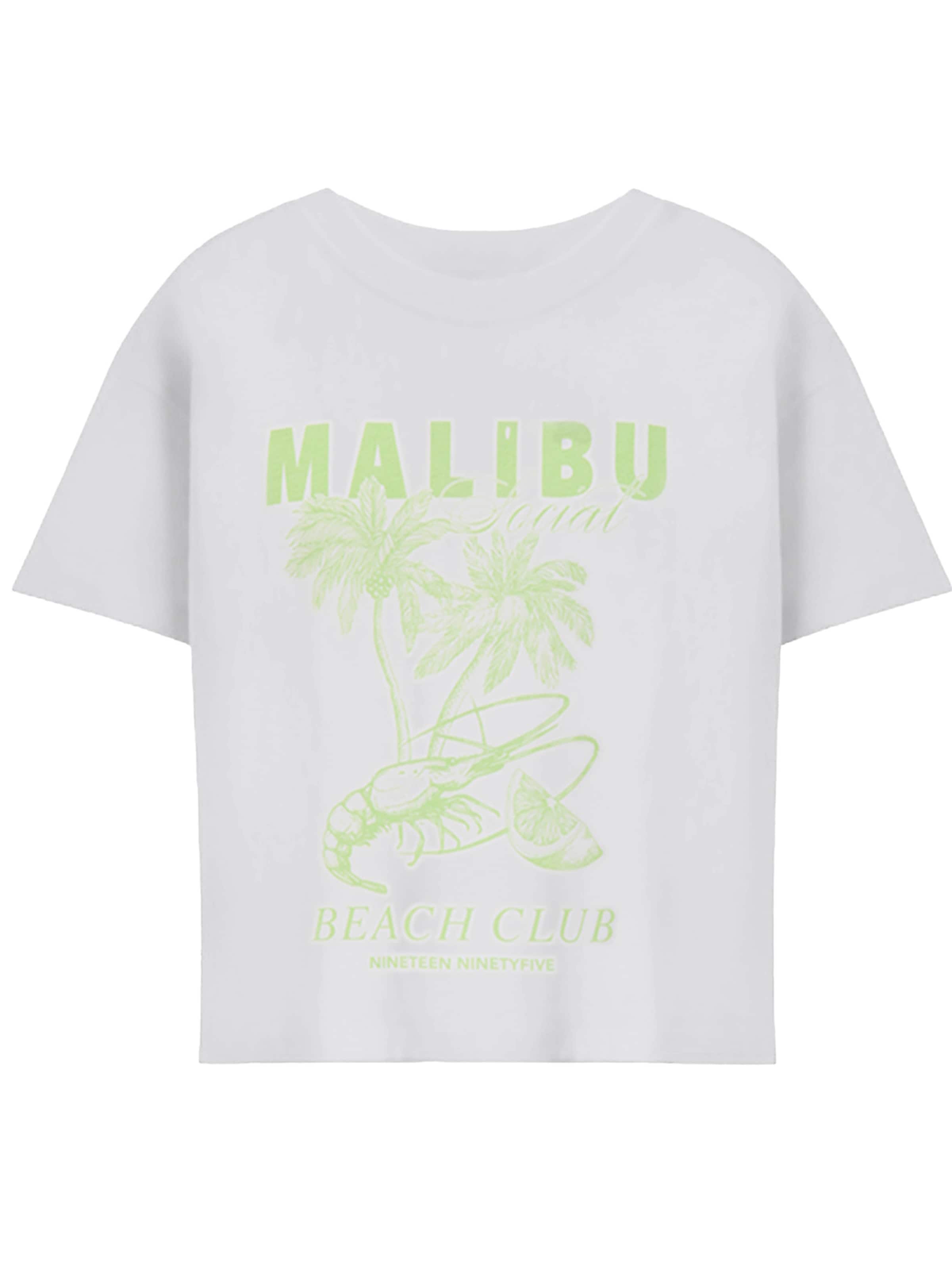 Maglietta 'Dina Life' di ONLY GIRLS in bianco: frontale