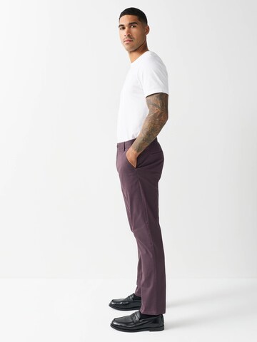 Next Slimfit Chinohousut värissä lila