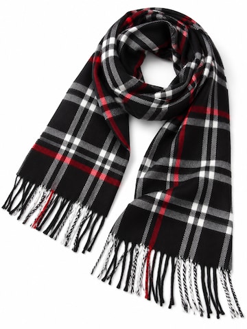 COLLEZIONE ALESSANDRO Scarf 'Venedig' in Black: front