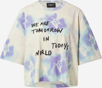 The Kooples Shirt in mottled beige / Light blue / Light purple / Black, Item view