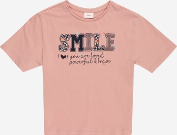 s.Oliver T-Shirt in Pink: predná strana