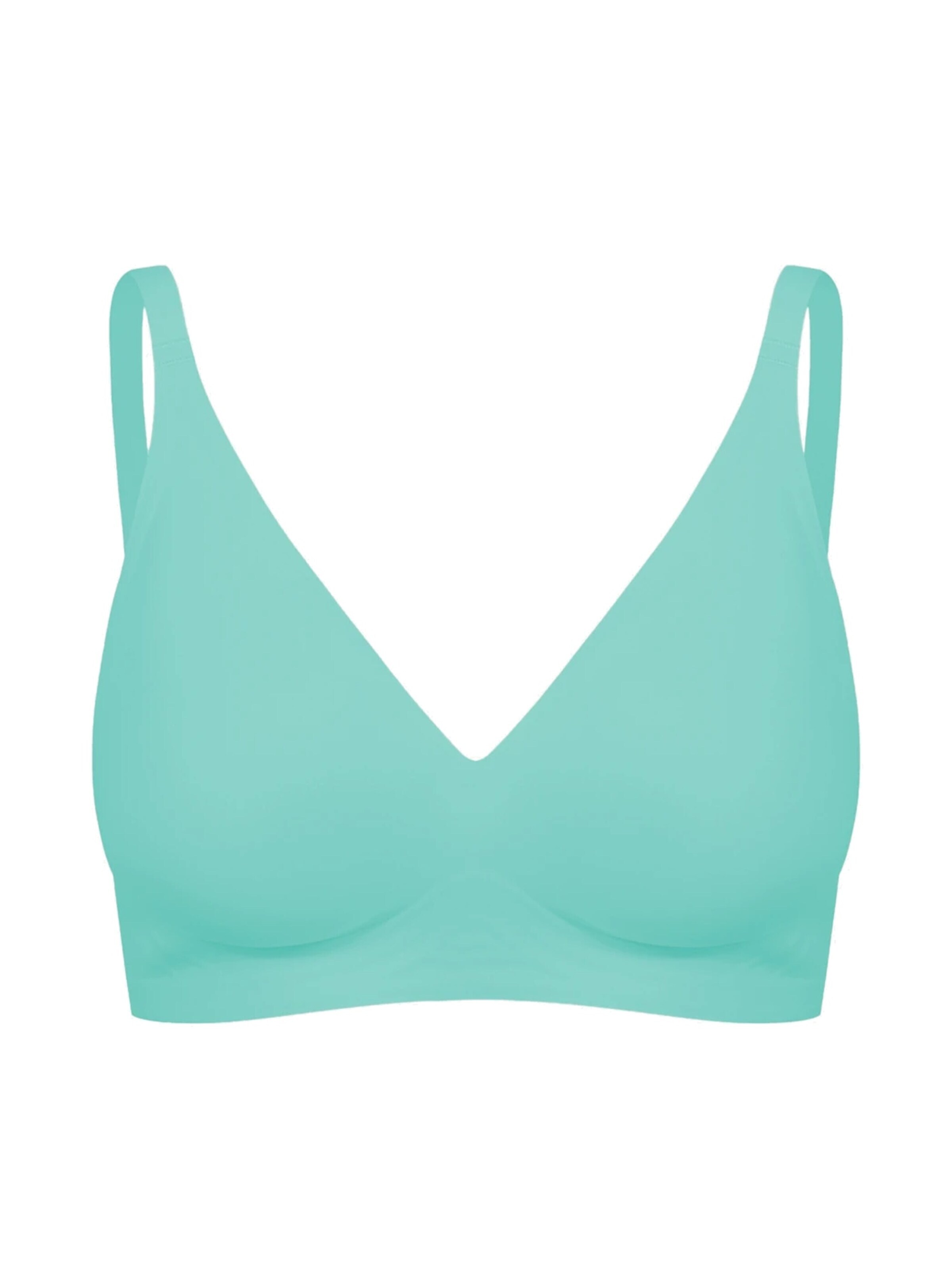 cfab (formerly creamy fabrics) - Sujetador 'Comfort Push-Up BH' en verde: frente