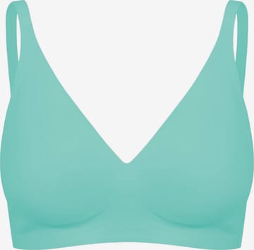 cfab (formerly creamy fabrics) - Sujetador 'Comfort Push-Up BH' en verde: frente
