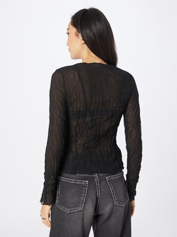 WEEKDAY Bluse in Schwarz