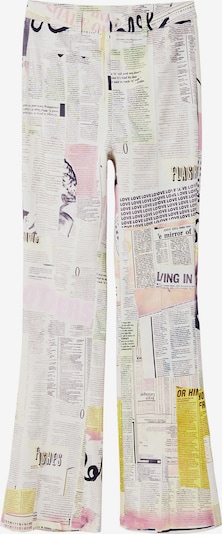 Pantaloni Desigual pe galben / roz / negru / alb, Vizualizare produs