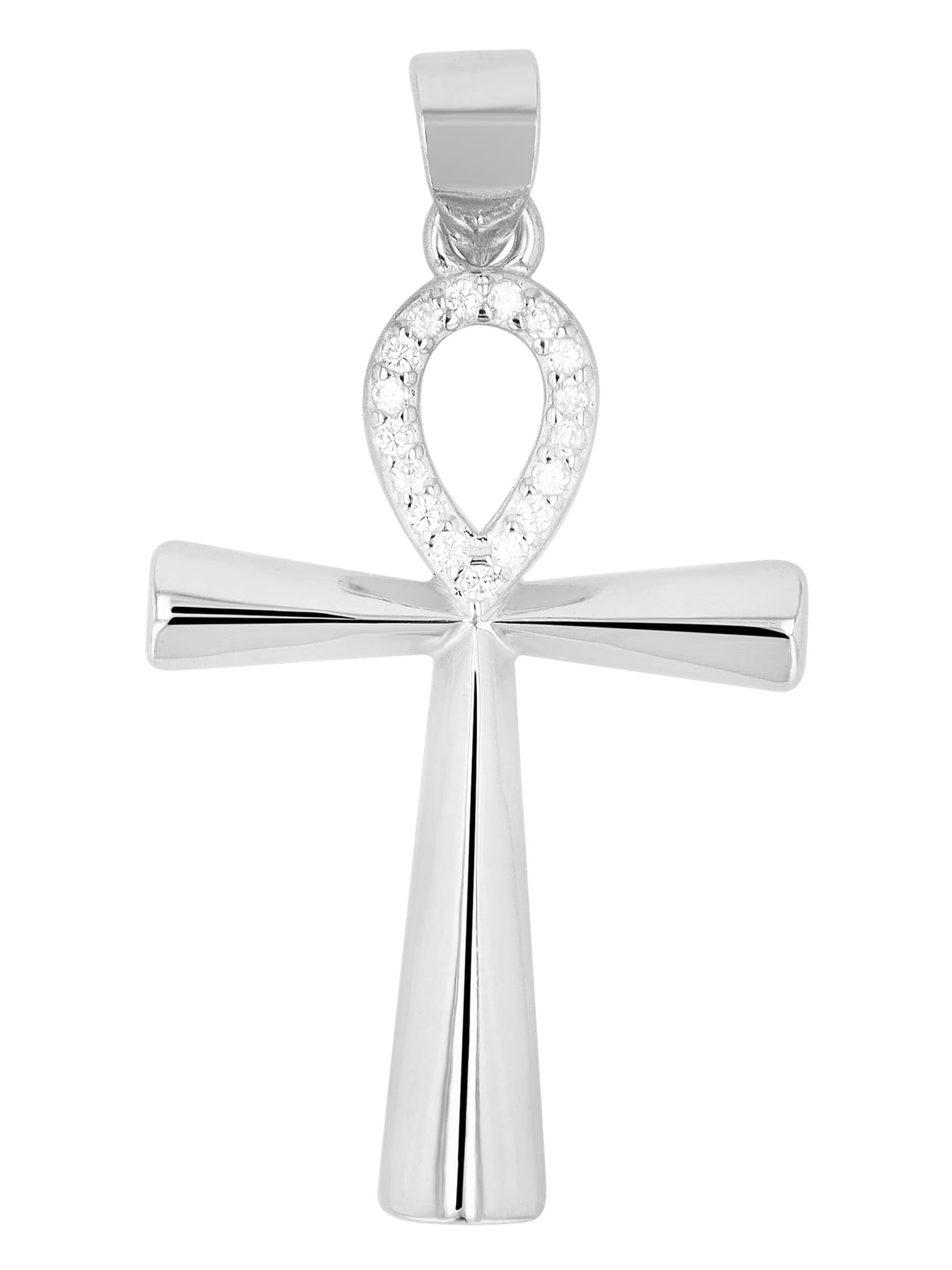 Akzent Pendant 'Ankh, langlebig' in Silver