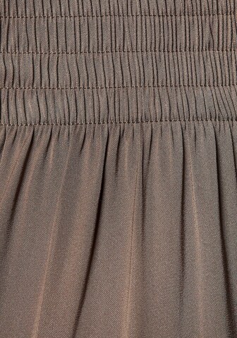 LASCANA Wide Leg Hose in Braun