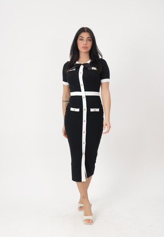 Abito in maglia di Elara in nero