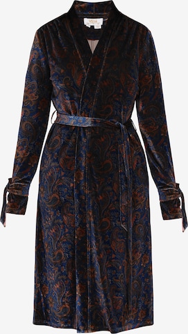 Kimono di usha FESTIVAL in blu: frontale