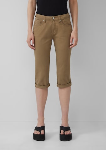 QS Slimfit Hose in Grün