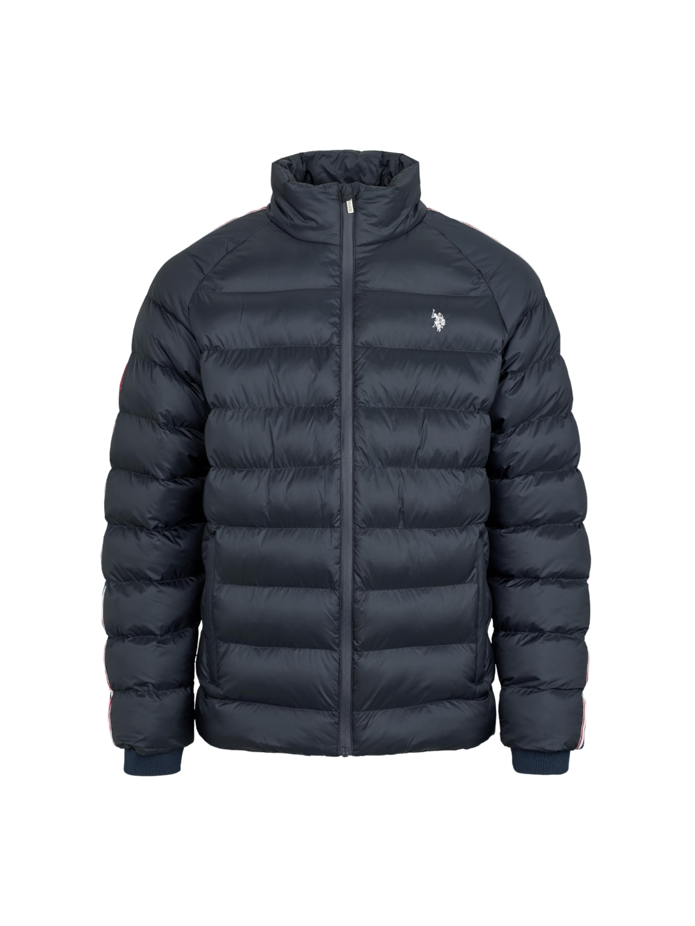 U.S. POLO ASSN. Välikausitakki 'Thor' värissä sininen: etupuoli