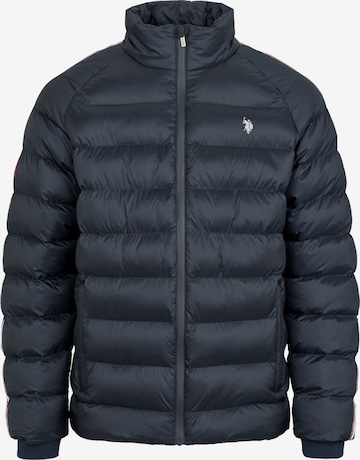 U.S. POLO ASSN. Välikausitakki 'Thor' värissä sininen: etupuoli