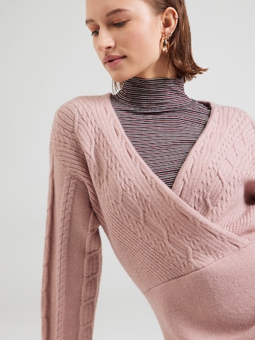 ABOUT YOU Úpletové šaty 'Camilla' – pink