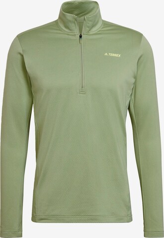 ADIDAS TERREX Athletic Sweater 'Everyhike' in Green: front