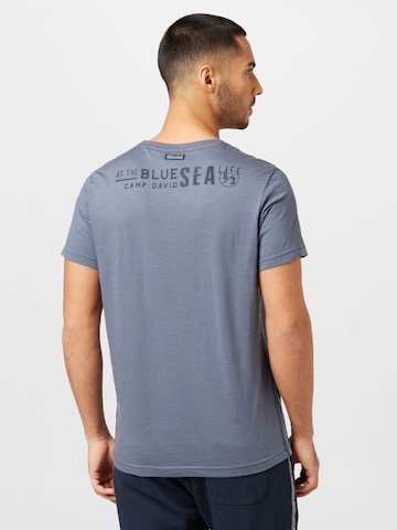 CAMP DAVID T-Shirt in Blau