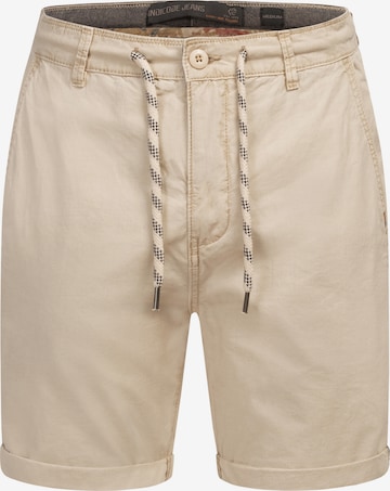 Regular Pantalon INDICODE en beige : devant