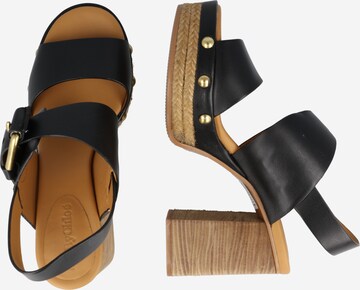 See by Chloé Sandal 'JOLINE' in Black