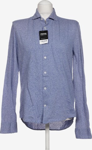 TOMMY HILFIGER Button Up Shirt in M in Blue: front