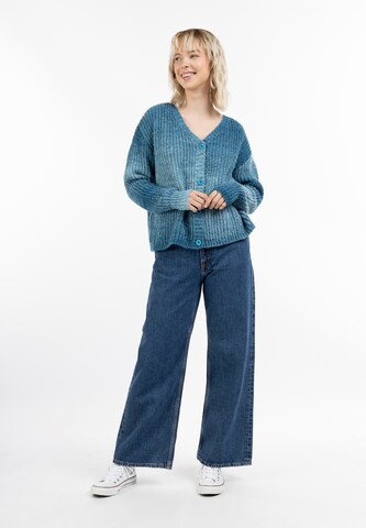 MYMO Knit Cardigan in Blue