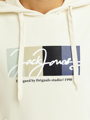 JACK & JONES Sweatshirt i hvid