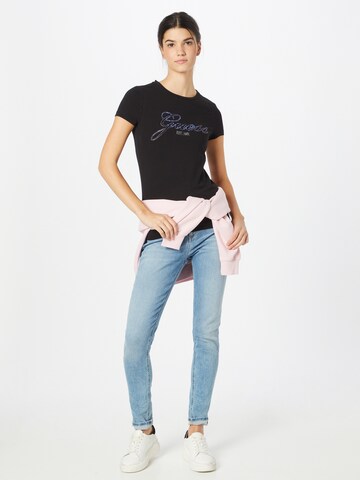 GUESS Shirt 'Selina' in Zwart