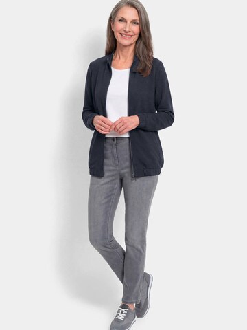 Goldner Jacke in Blau