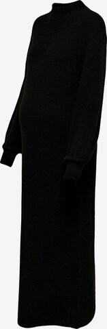 Only Maternity Knitted dress 'Lucca' in Black: front