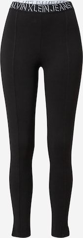 Calvin Klein JeansSkinny Tajice - crna boja: prednji dio
