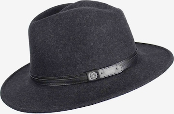 bugatti Hut 'Fedora' in Grau: Vorderseite