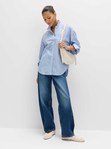 Marks & Spencer Bluse in Blau