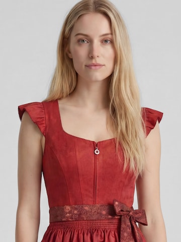 SPIETH & WENSKY Dirndl 'Kendall' in Rood