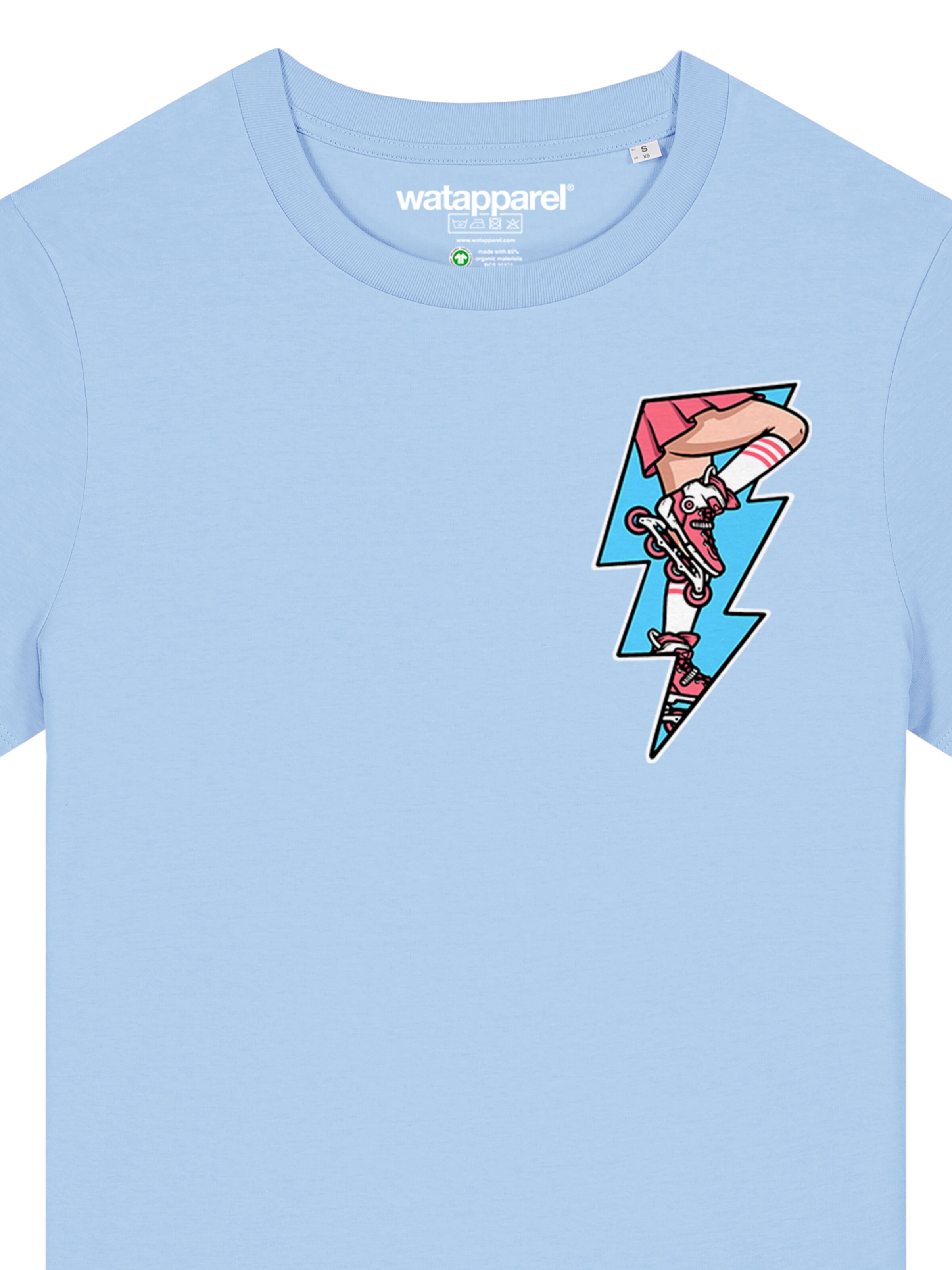 Watapparel Shirt ' Rollerskates ' in Blue