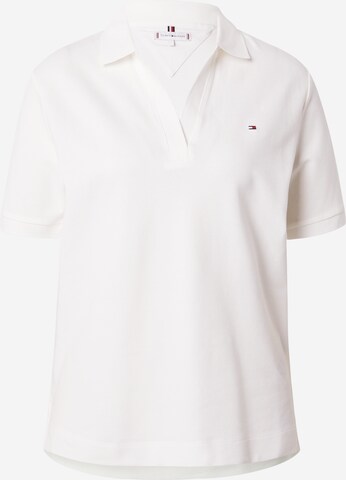 TOMMY HILFIGER Poloshirt in Weiß: predná strana