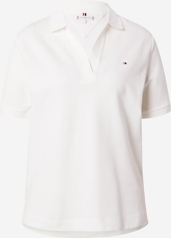 TOMMY HILFIGER Poloshirt in Weiß: predná strana