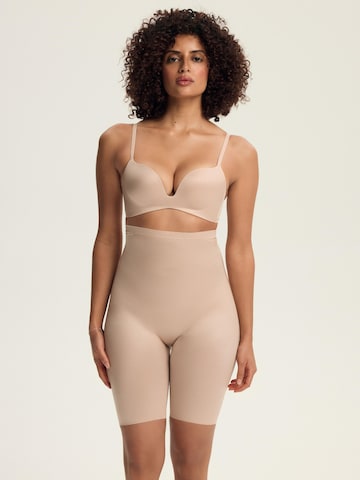 ESOTIQ - Braga moldeadora 'Miederhose mit Bein Shapy, starker Shaping Effekt, glatte Microfaser' en beige