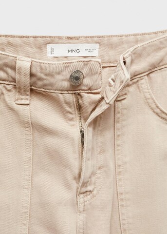 MANGO Loosefit Cargojeans 'Julieta' i beige