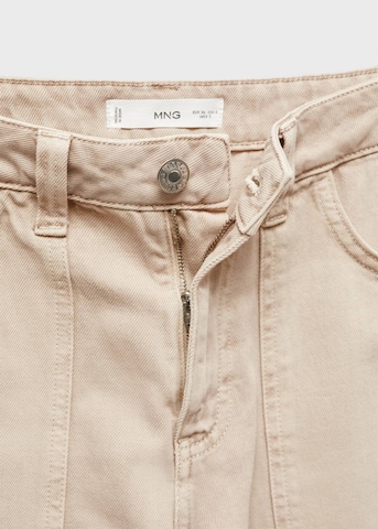 MANGO Loosefit Cargojeans 'Julieta' in Beige