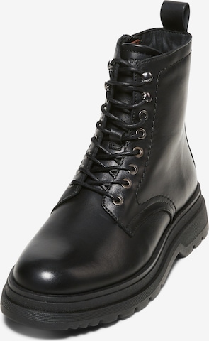 Marc O'Polo Lace-Up Boots in Black: front