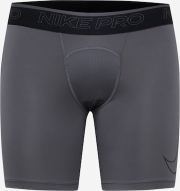 NIKE Skinny Sportsunderbukser i grå: forside