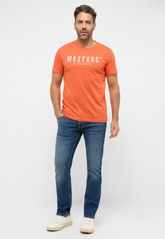 MUSTANG Shirt 'Austin' in Orange